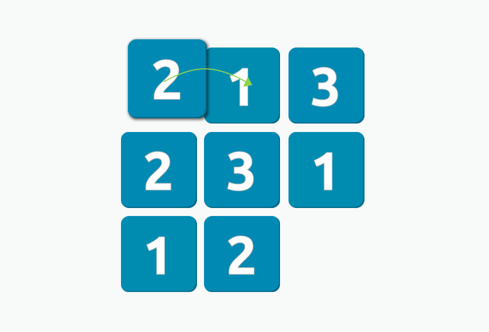 brain training - brain games : Square logic